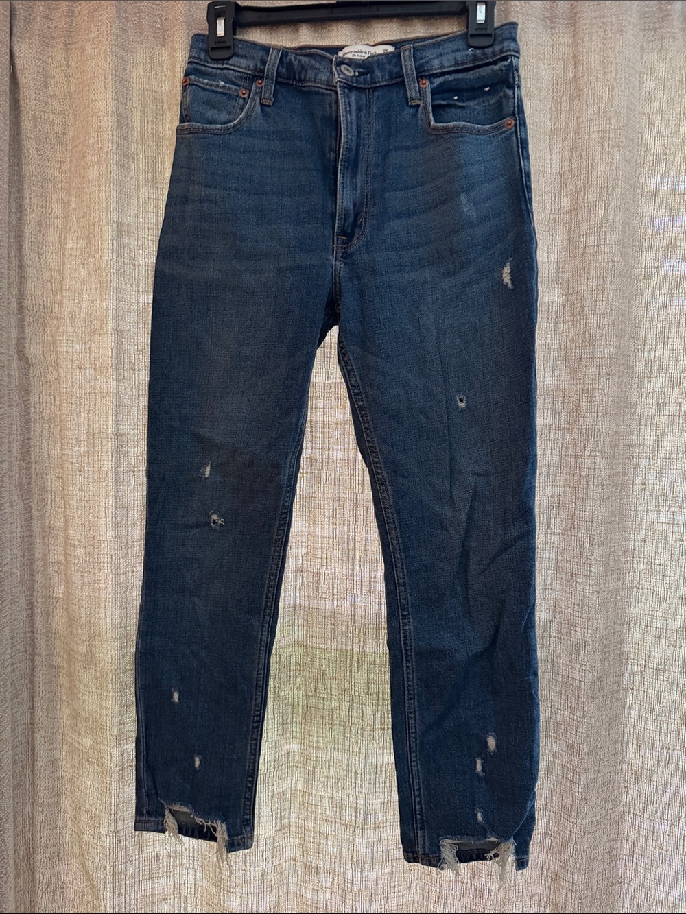 Abercrombie & Fitch Dark Blue Slim Straight Jeans
